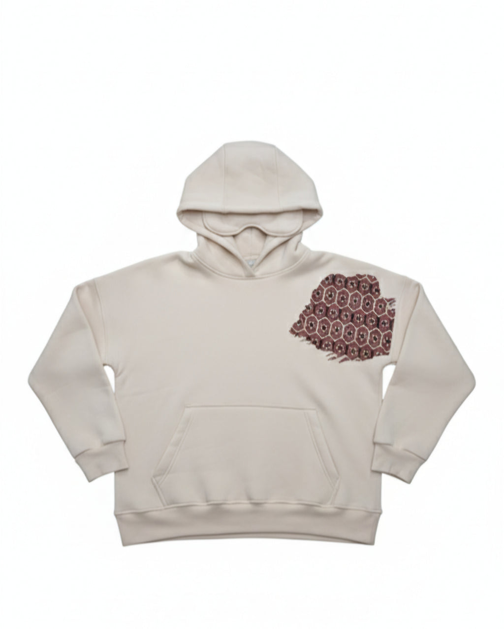 Eye Mask hoodie - Soft Cream