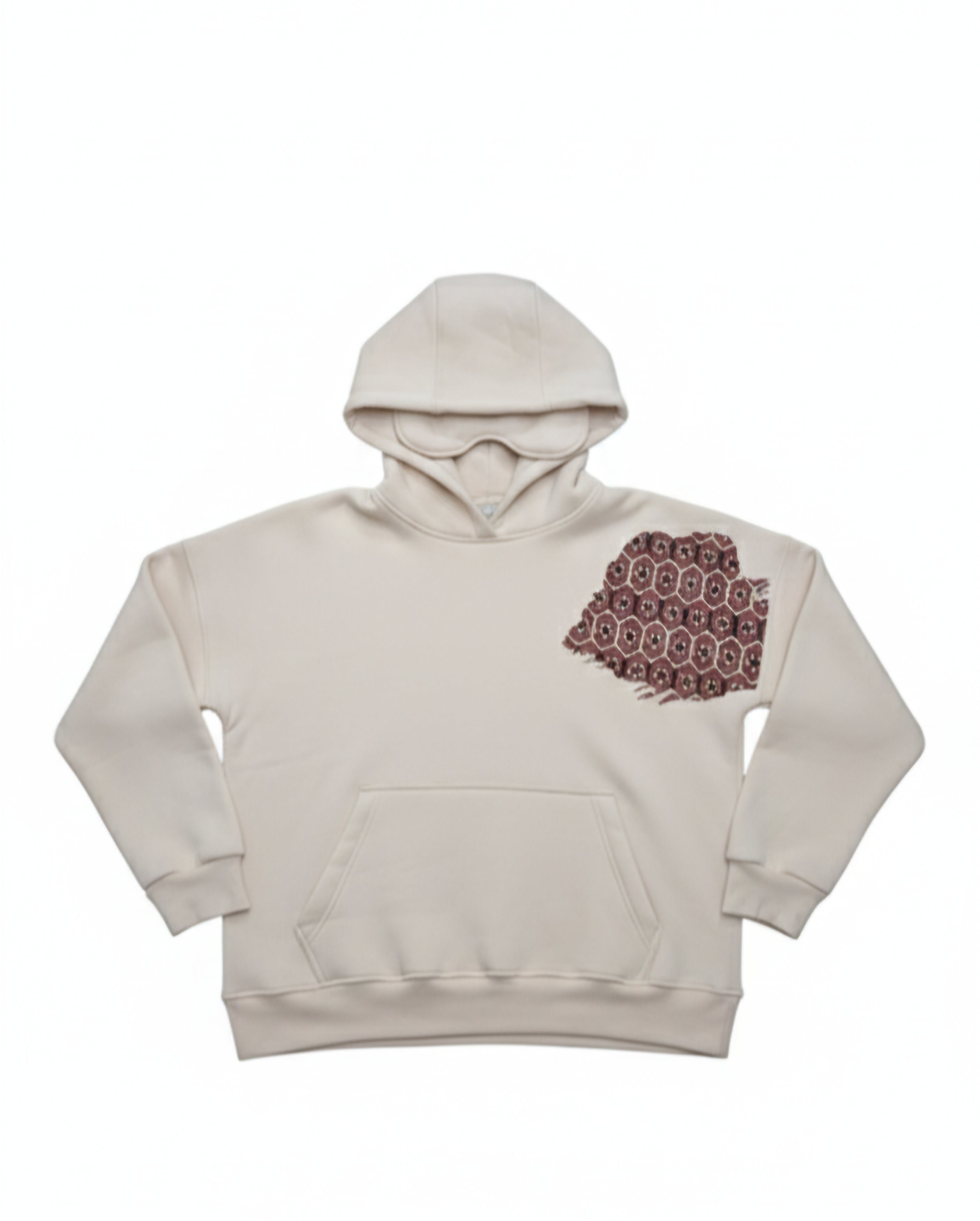 Eye Mask hoodie - Soft Cream